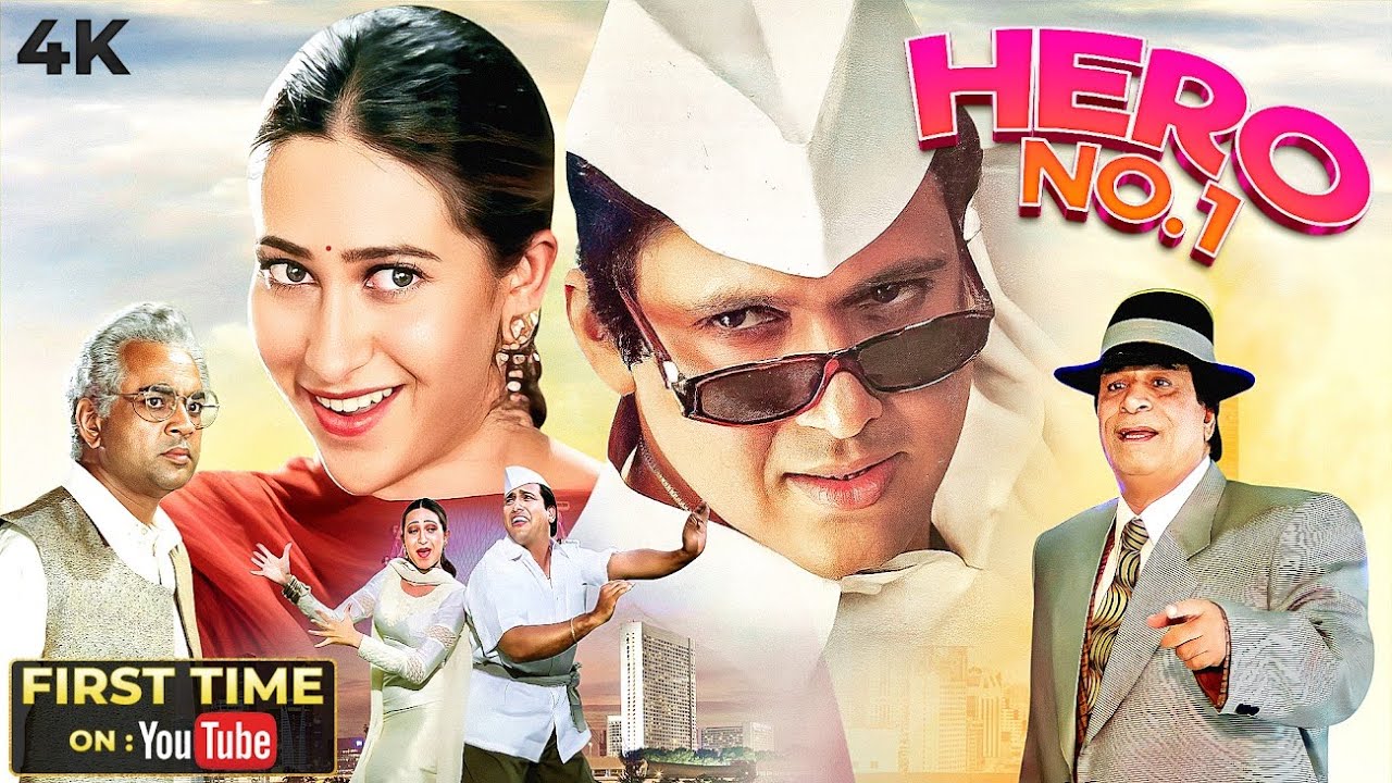 Hero No. 1 (1997) Full Movie (4K) Govinda & Karishma Kapoor | Kader Khan & Paresh Rawal | Bollywood
