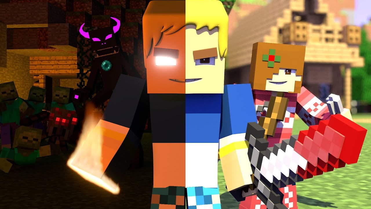 HEROBRAIN - Anıl Piyancı&Burak Oyunda -  A Minecraft Original Music Video / Türkçe Minecraft Şarkısı