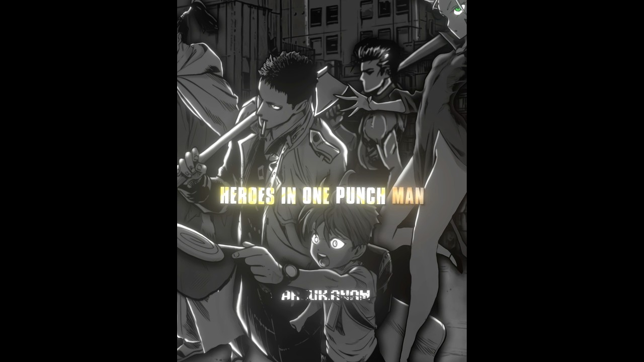 【HEROES VS VILLAINS ☠️🔥】One Punch Man「MANGA EDIT」#edit   #opm #manga