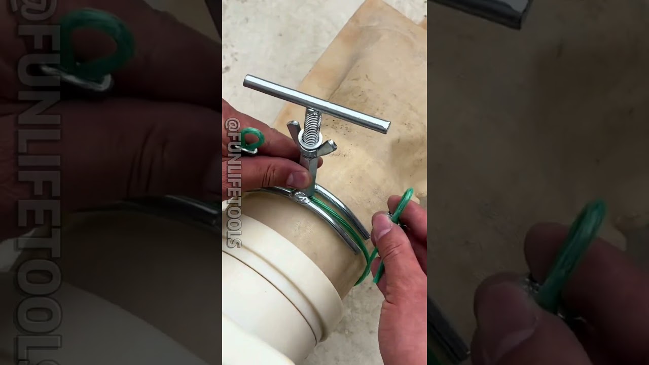 Herramientas para atar mangueras de riego
