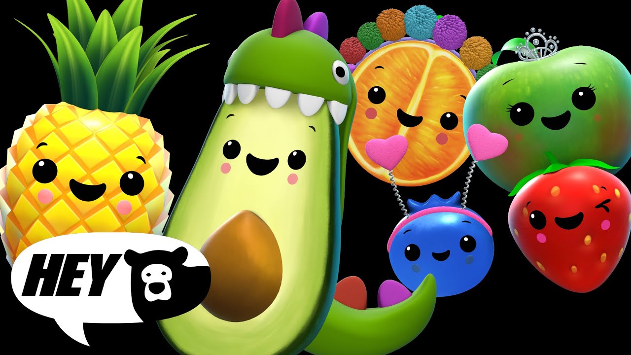 Hey Bear Sensory - Party Time with Avocadosaurus and Friends! - Dance Party!