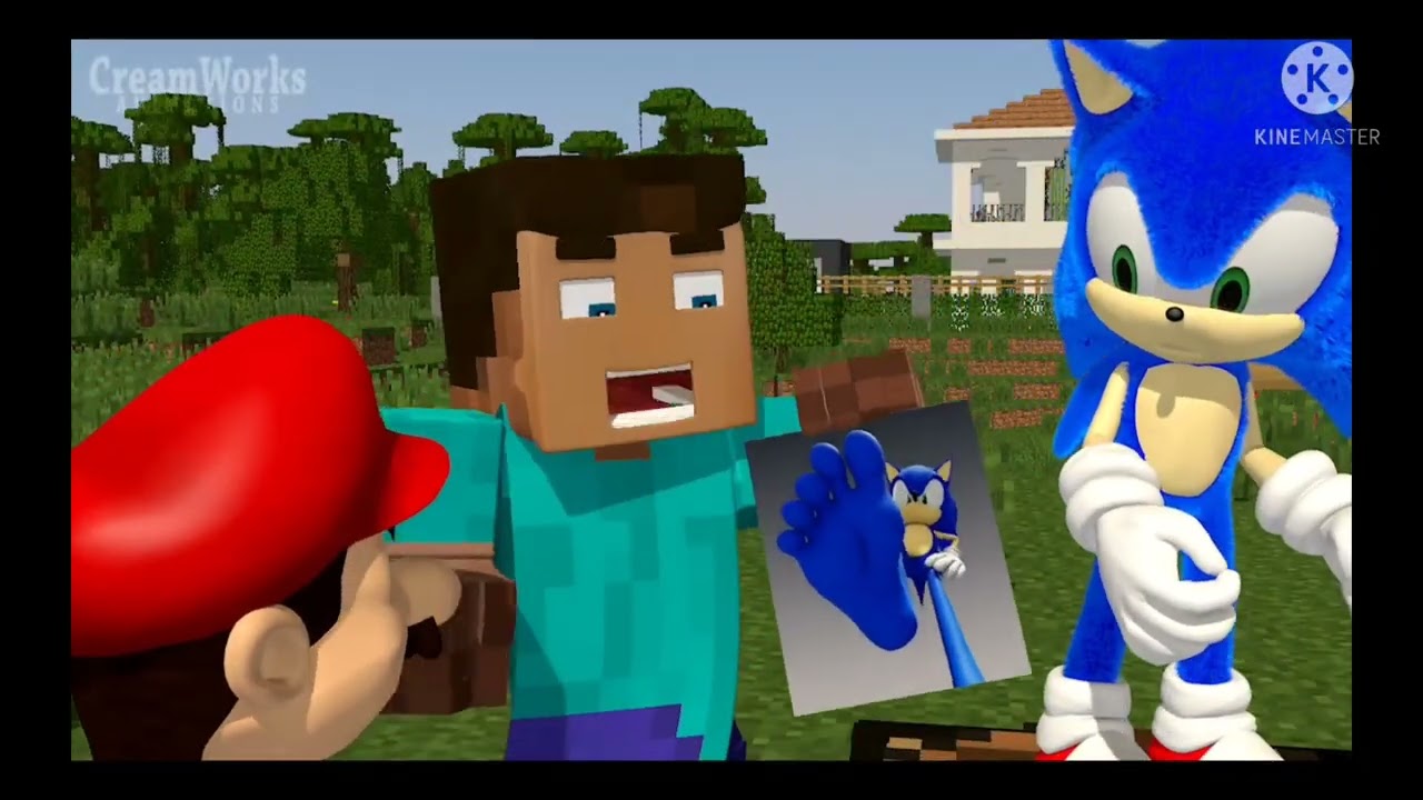 hey sonic check out this photo I found on the Internet ~ steve (CreamWorks Animation's)
