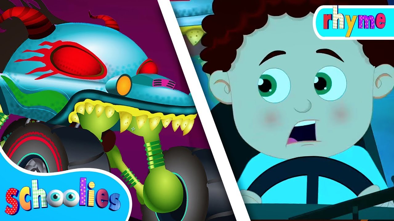 HHMT | Monster Truck Hunt You | Nursery Rhymes For Toddlers | Fun Videos For Children | Schoolies