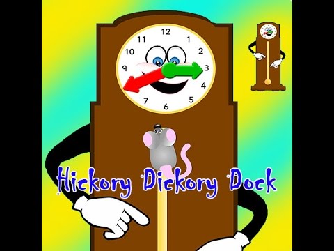 Hickory Dickory Dock | English Nursery Rhymes  Cartoon | Animated Rhymes For Kids