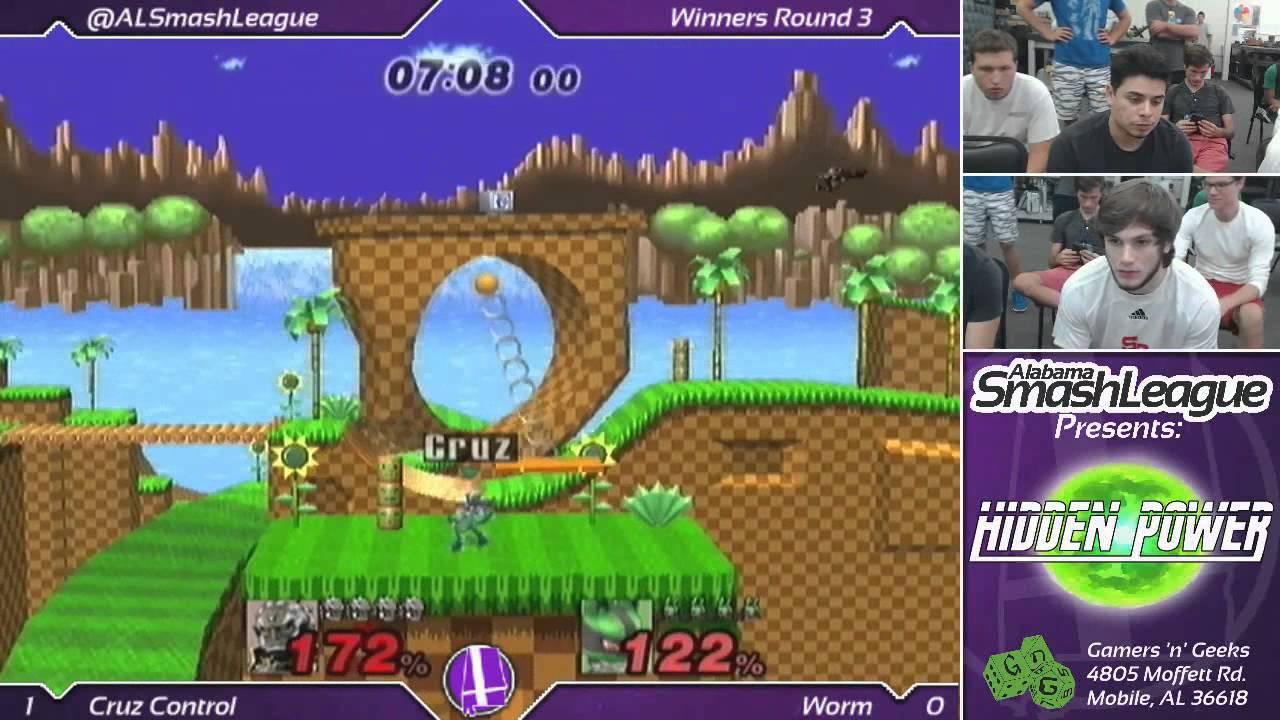 Hidden Power (July 2015) - Dr. Worm (Ganondorf) vs. Cruz Control (Samus, Lucario) - Project M