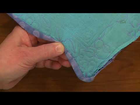 Hidden Slip Stitch for Bindings and Applique