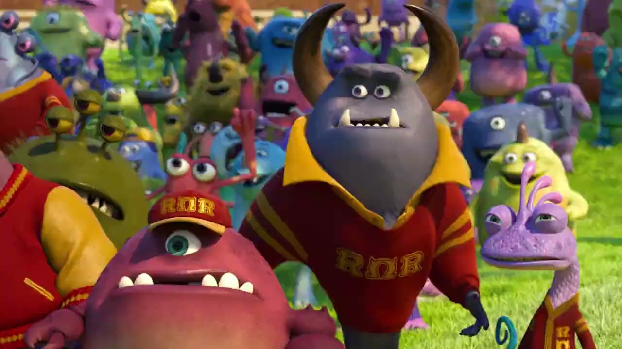 Hide and sneek and don't scare the teenager challenges (Monsters University 2013)