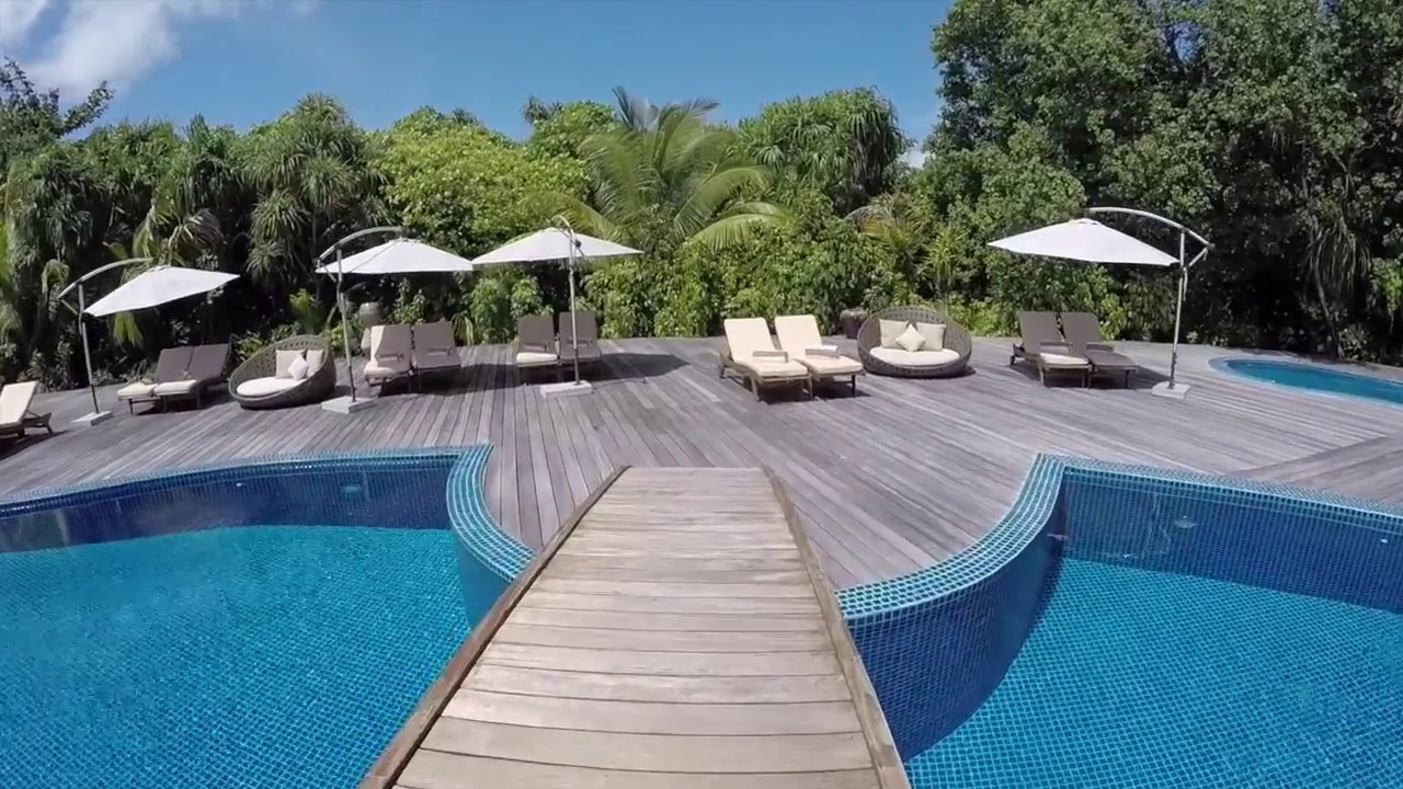 Hideaway Beach Maldivler kuş bakışı