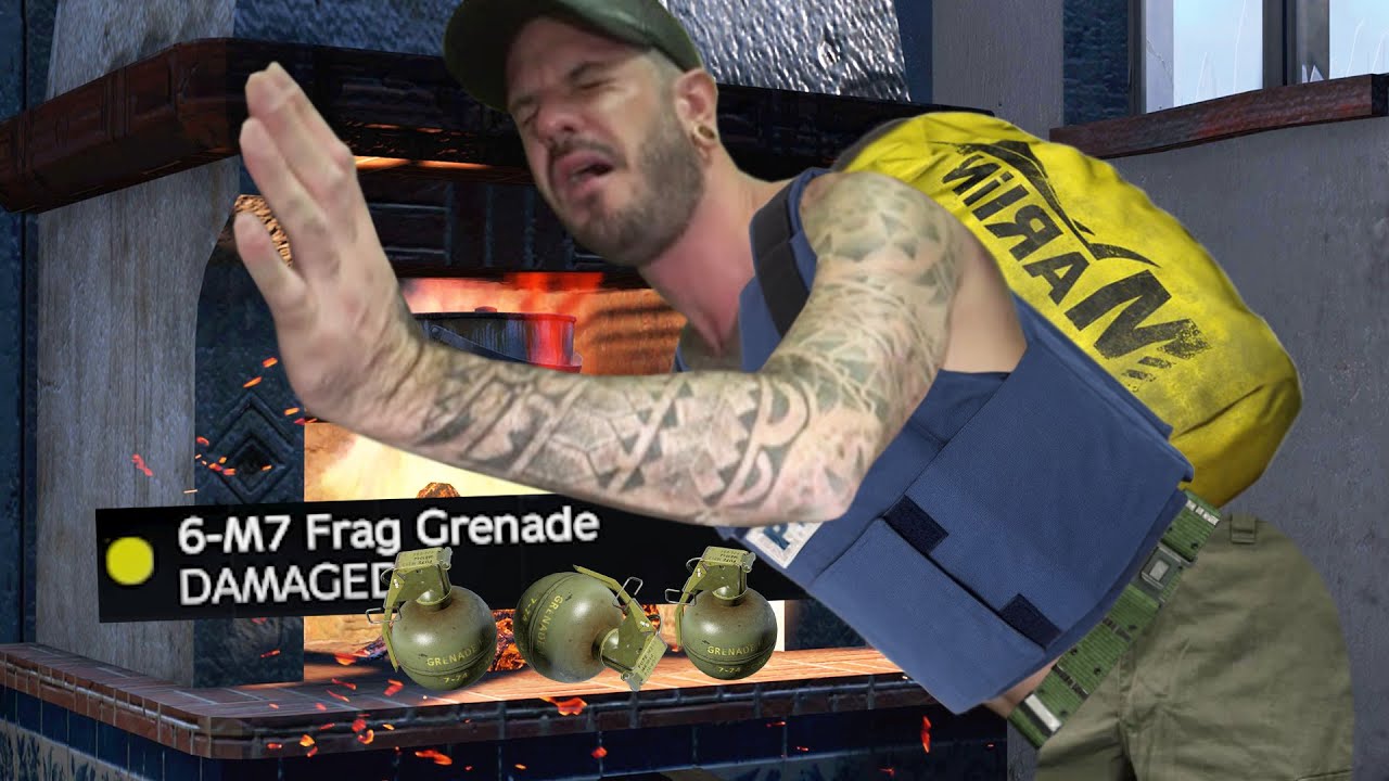 Hiding Grenades in Fireplaces lol (DayZ)