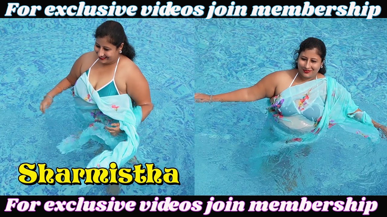 High Fashion Shoot Concept | Sharmistha Saree Video Shoot in Swimming Pool। #sareelove #sareefashion