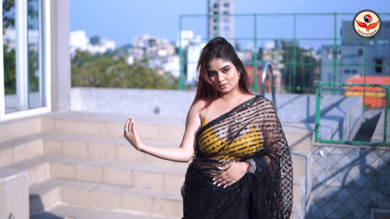 High Fashion Shoot Concept | Transparent Saree Beauty | Sayani | MD Entertainment | Fashion Vlog