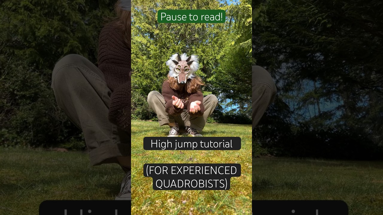 High jump tutorial (FOR EXPERIENCED QUADROBISTS) tags: #tutorial #quadrobics #highjump #therian