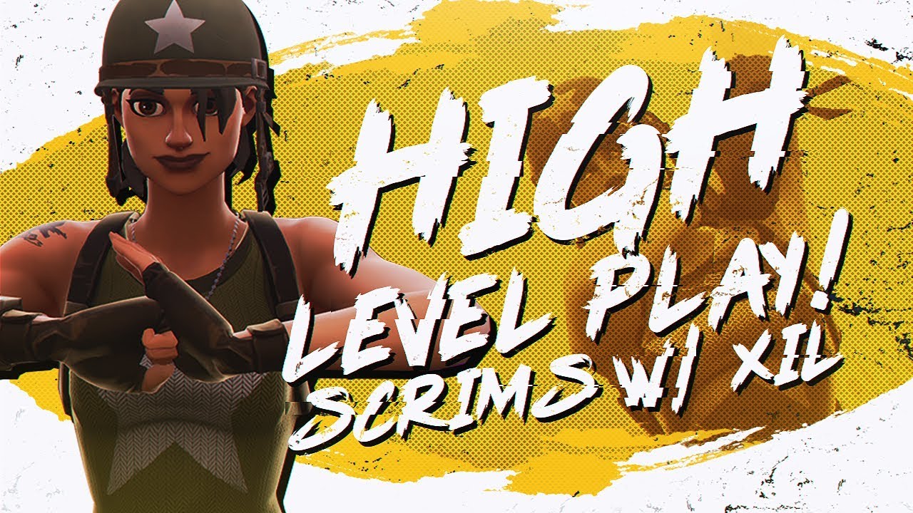 HIGH LEVEL SCRIMS! INTENSE BATTLES Ft. Xil (Fortnite BR Full Match)