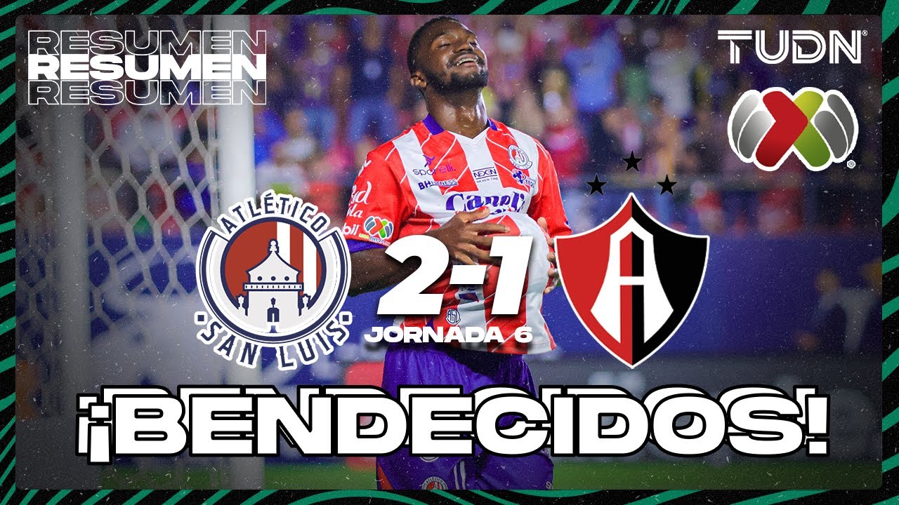 HIGHLIGHTS | Atl San Luis 2-1 Atlas | Liga Mx -AP2024 - J6 | TUDN