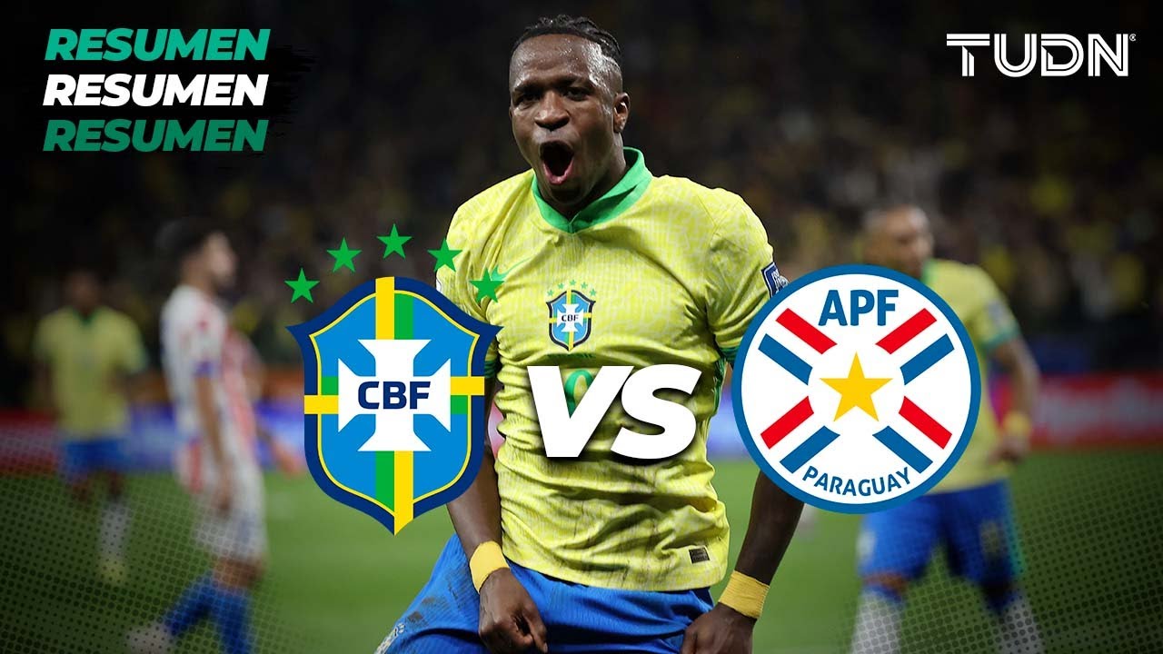 HIGHLIGHTS - Brasil vs Paraguay | Eliminatorias CONMEBOL - J16 2025 | TUDN