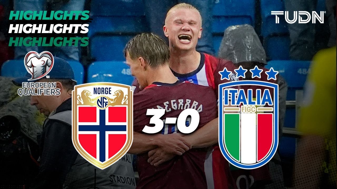 HIGHLIGHTS - Noruega vs Italia | UEFA Qualifiers - J3 2025 | TUDN