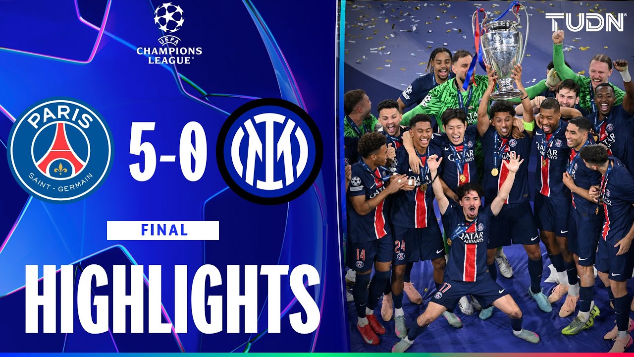 HIGHLIGHTS - PSG vs Inter de Milán | UEFA Champions League - Final 2025 | TUDN