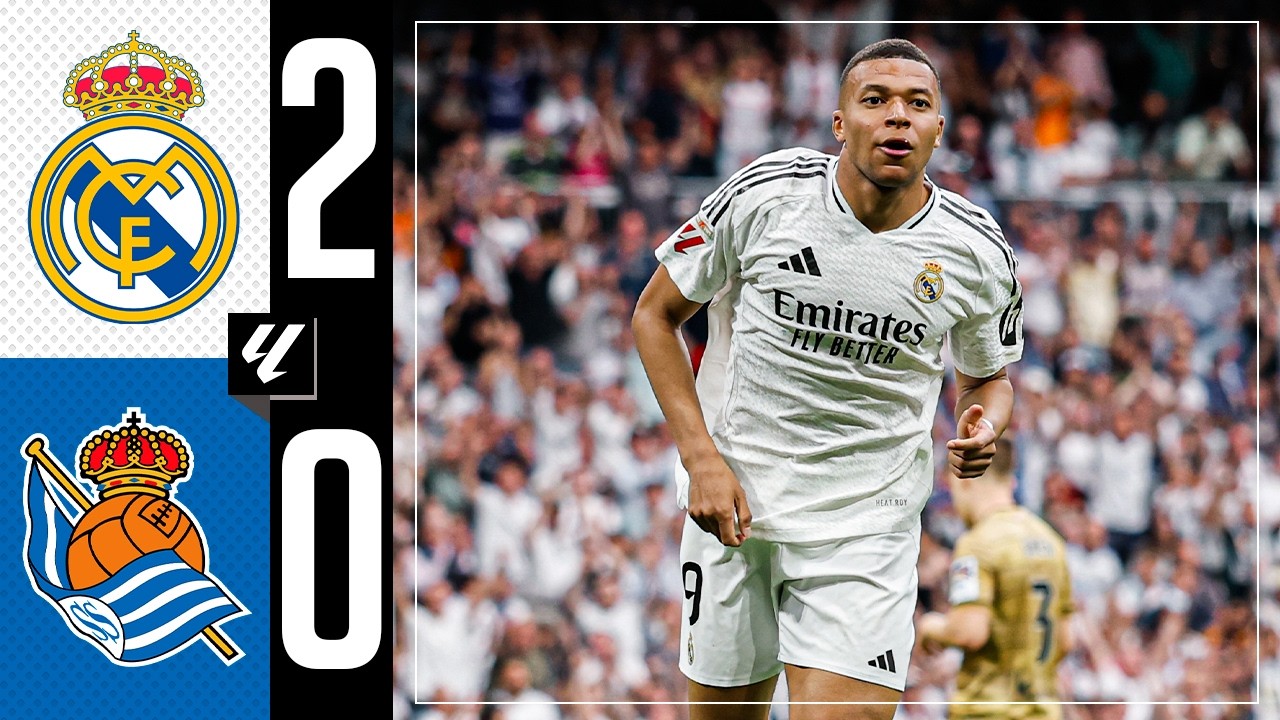 HIGHLIGHTS | Real Madrid 2-0 Real Sociedad | LaLiga 2024/25