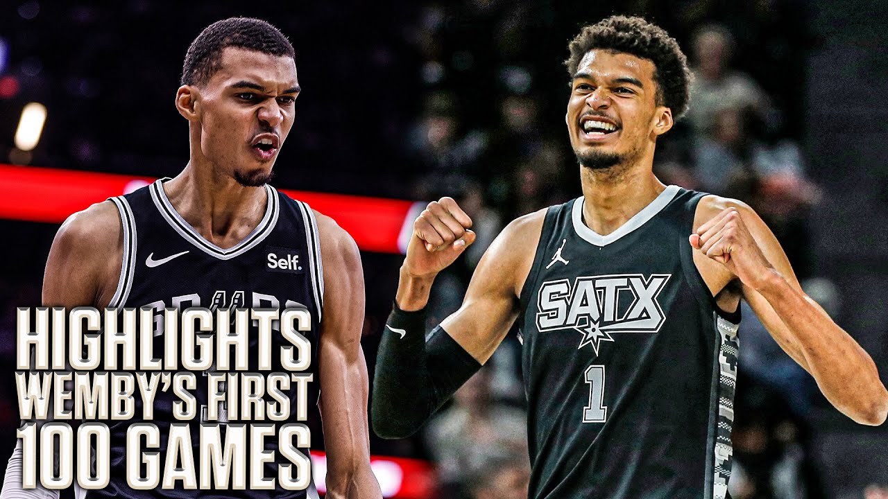 HIGHLIGHTS from Victor Wembanyama's first 100 games with the Spurs 🎥 | NBA on ESPN