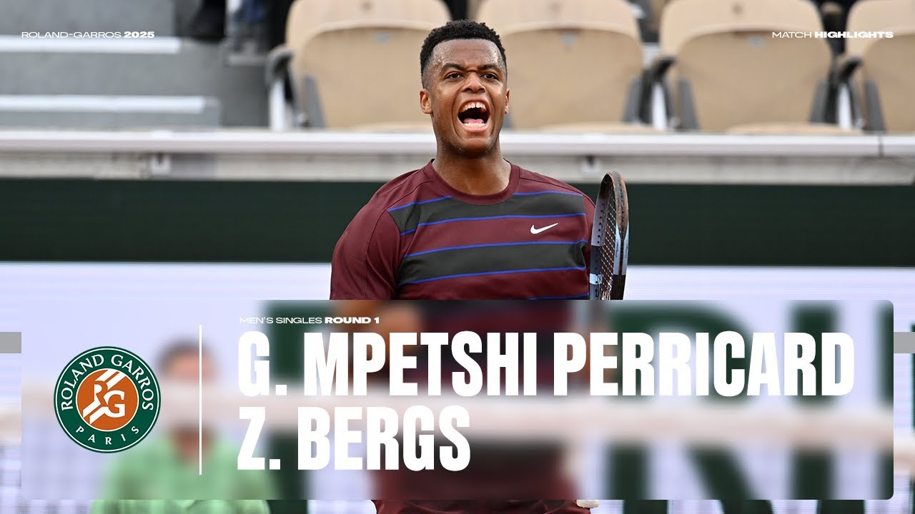Highlights Mpetshi Perricard vs Bergs Round 1 | Roland-Garros 2025