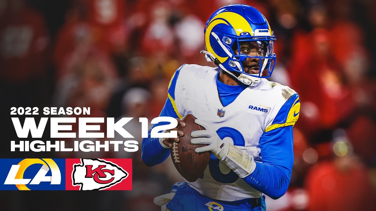 Highlights: Rams' Top Plays vs. Chiefs In Week 12 | Bryce Perkins First TD, Nick Scott INT & More