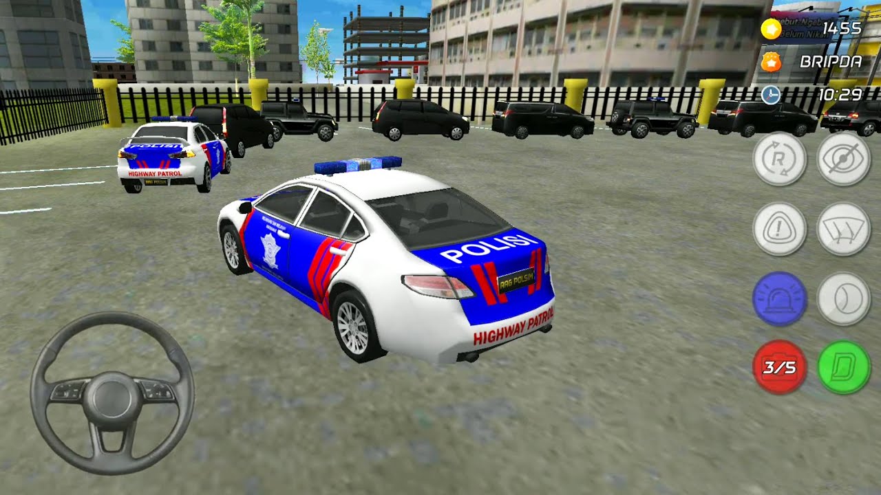 Highway Patrol Police Sedan Escorts Limo - Indonesian AAG Polisi #6 - Android Gameplay