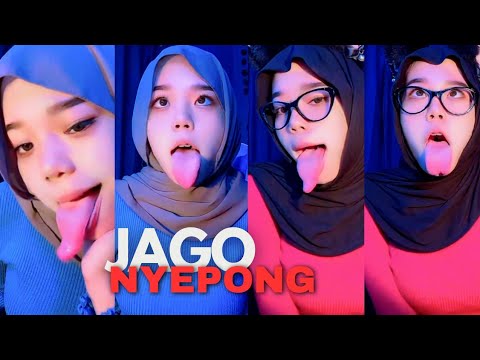 HIJAB CANTIK LIVE TIKTOK 2024. LIDAHNYA PANJANG BGT