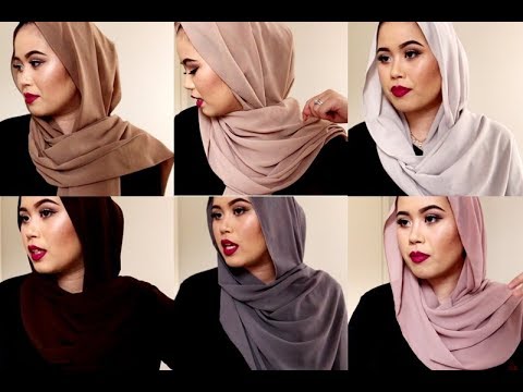 HIJAB HAUL!! ~ TRYING ON CHIFFON HIJABS + MODELLE REVIEW