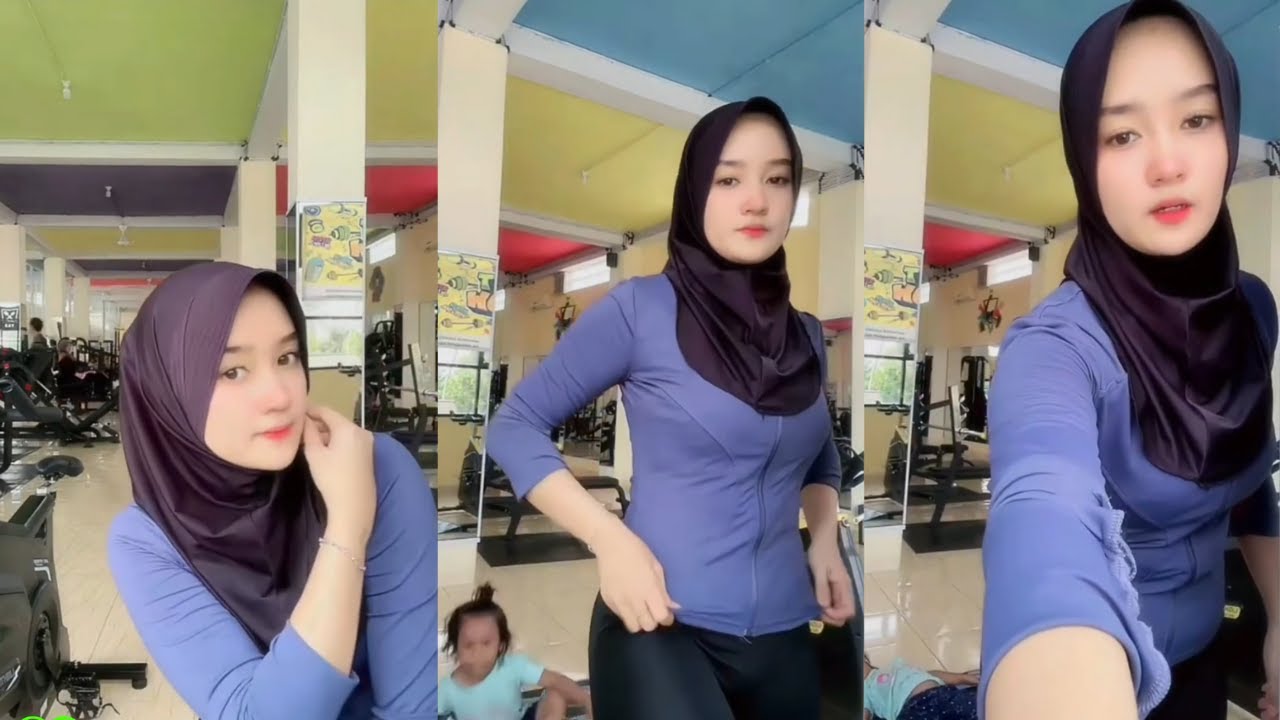 HIJAB LIVE BAR BAR  OLAHRAGA GYM  CANTIK PART 2