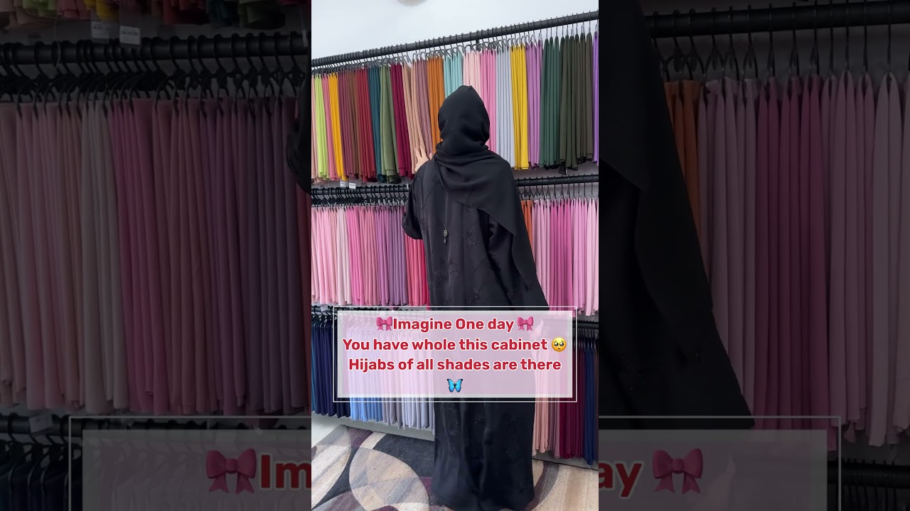 Hijab Lover’s Dream Closet – Just Imagine! | Hijab closet | Hijab Collection | Rf Abayas