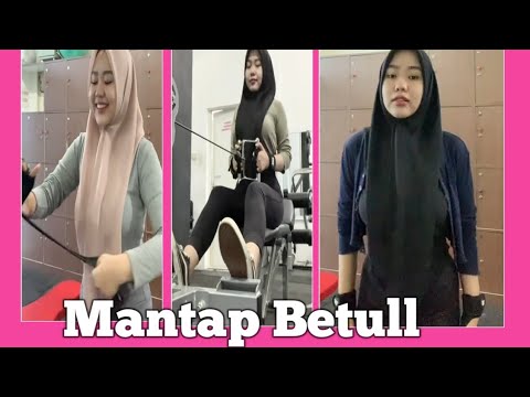 Hijab style Gym Baju Hitam Luar biasaa