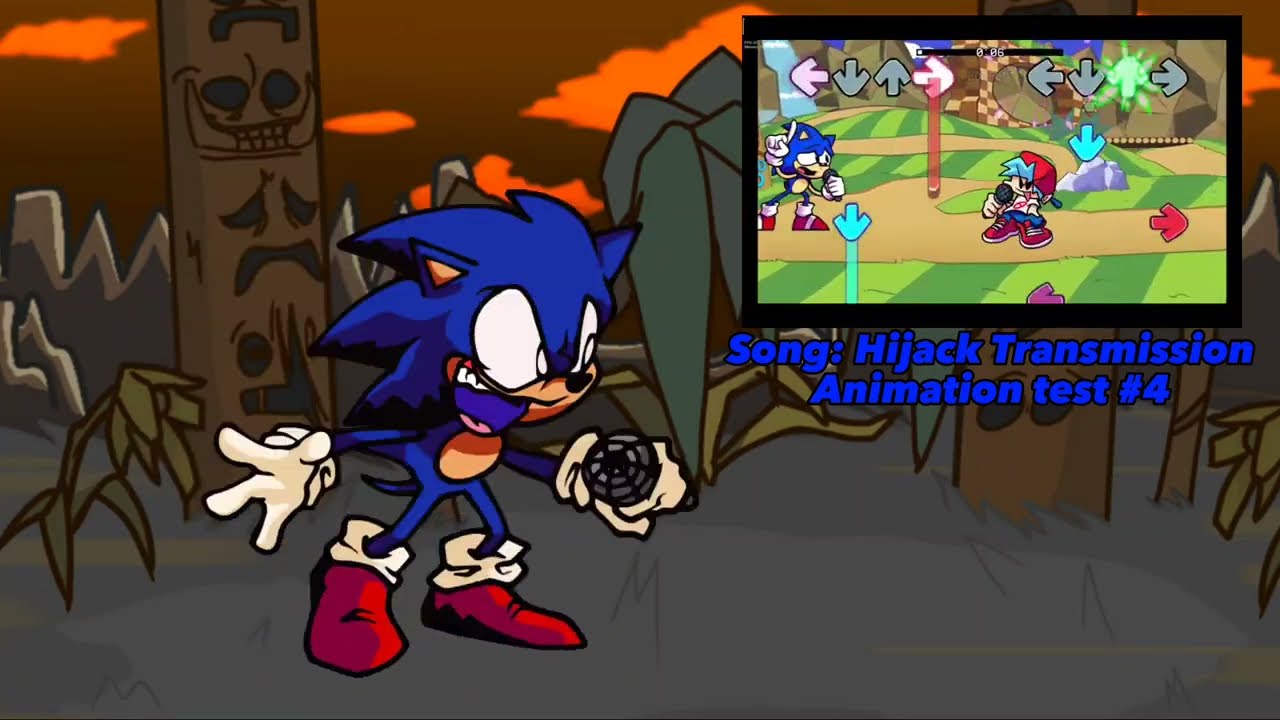 Hijack Transmission Animation Test | Sonic.ExE 3.0 (Capcut) (Ft. Faker)