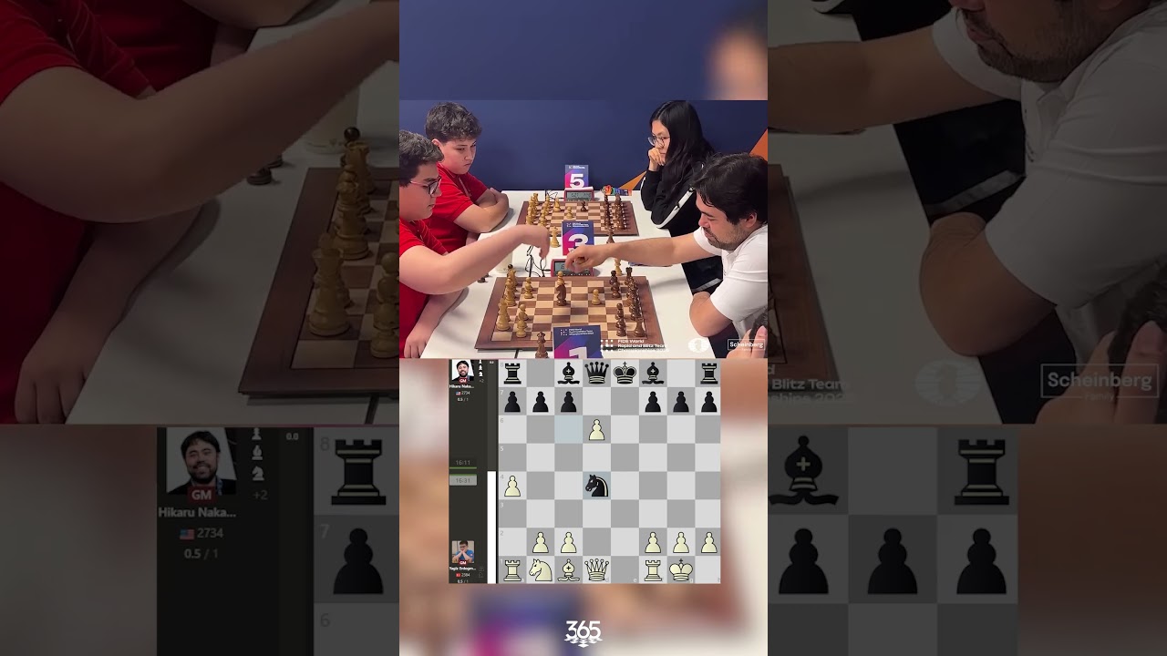 Hikaru’dan Yağız’a Büyük Övgü… Ardından Beraberlik! #chess #satranc #hikarunakamura
