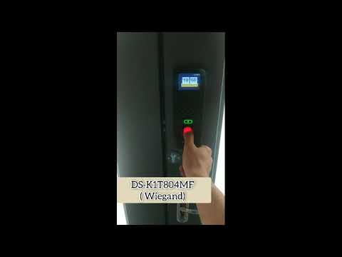Hikvision DS-K1T671MF and DS-K1T804MF wiegand install terminal