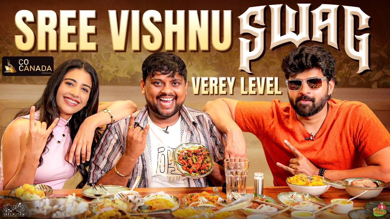 Hilarious food Vlog with Sree Vishnu || SWAG || Daksha Nagarkar || Cocanada || TastyTeja | Infinitum