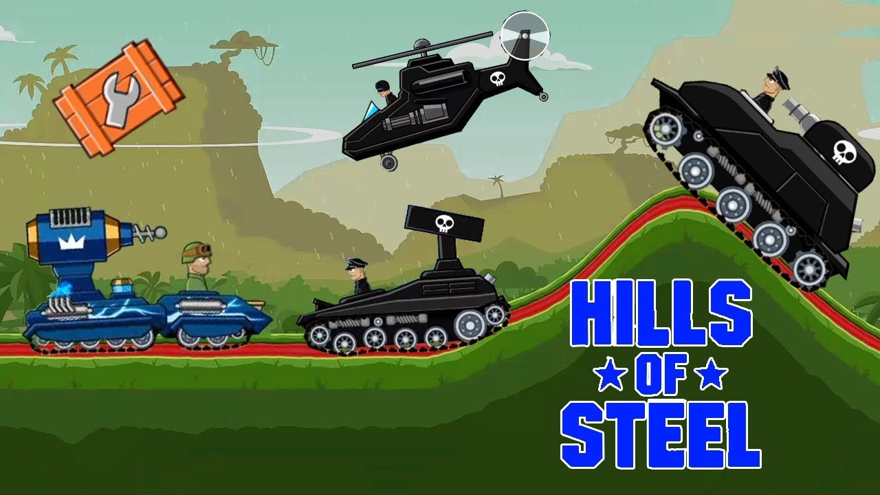 Hills of steel hack - Tesla tank vs all Boss level - Games bii