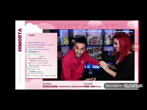 Himorta e Ohm si baciano in live per i 1000 sub