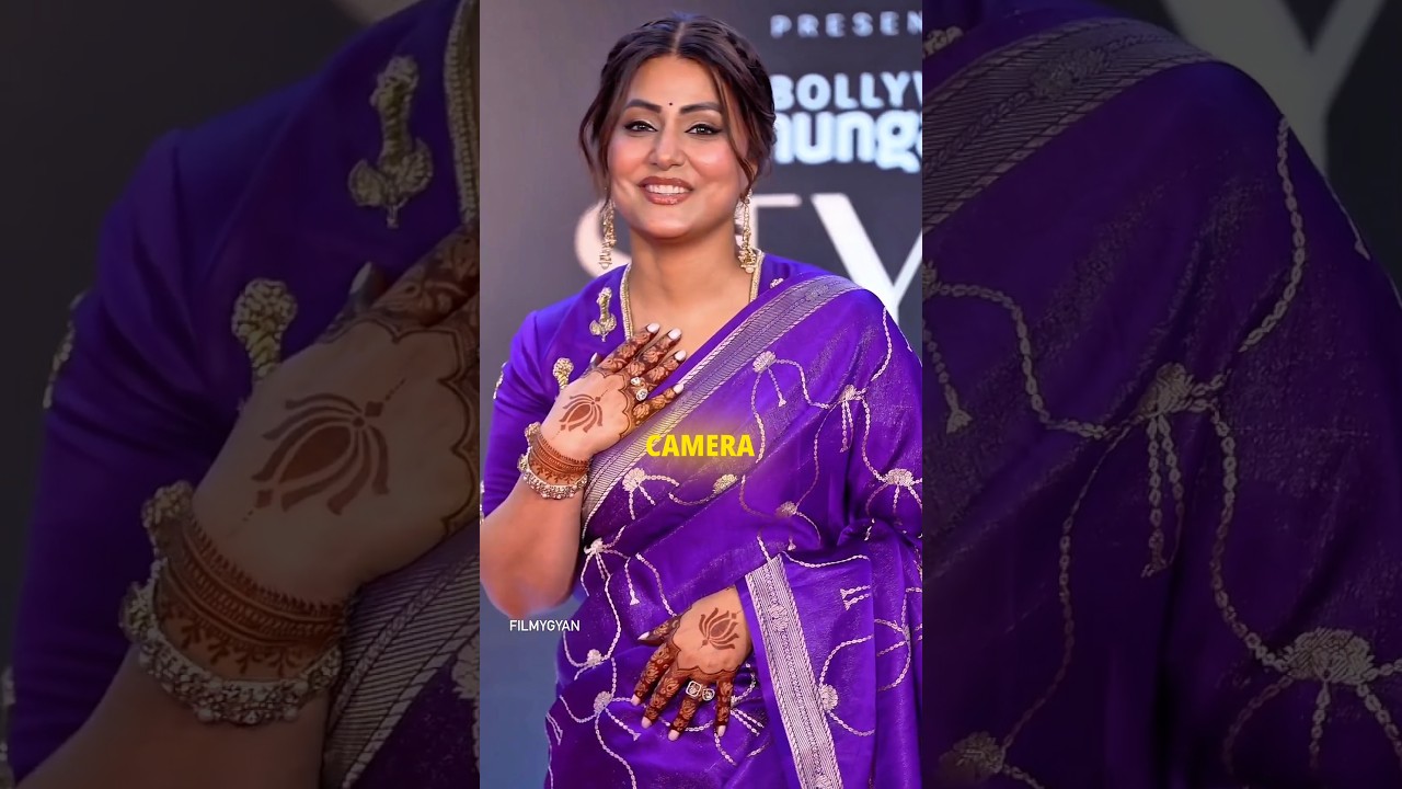 Hina Khan’s Royal Banarasi Saree Look Is Stealing Hearts