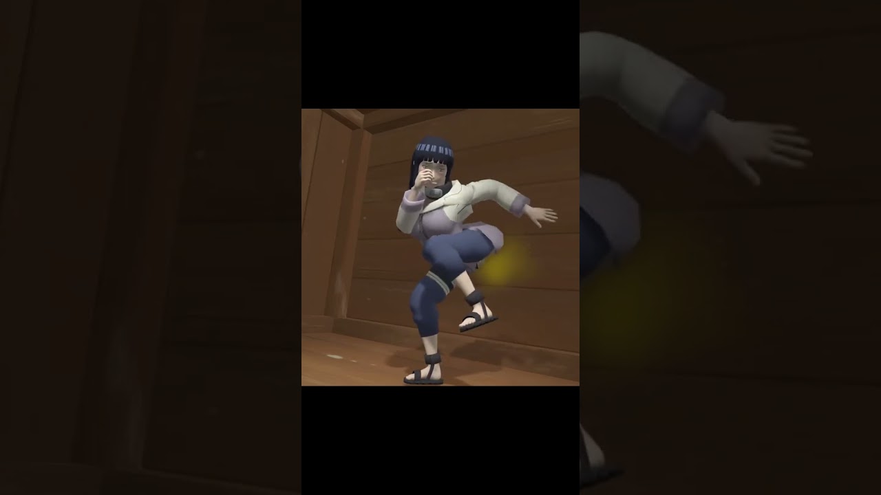 Hinata doesn't like the smell of her own fart