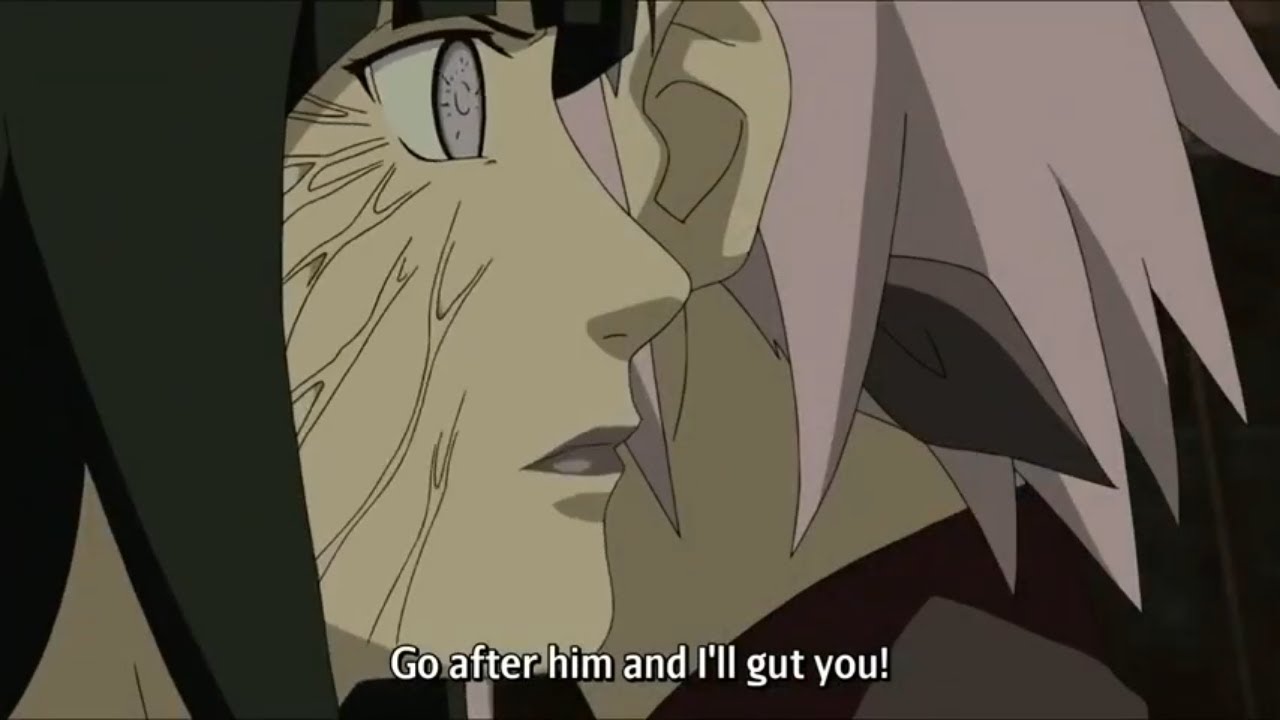 Hinata Threathens Sakura! Naruto Road To Ninja Movie