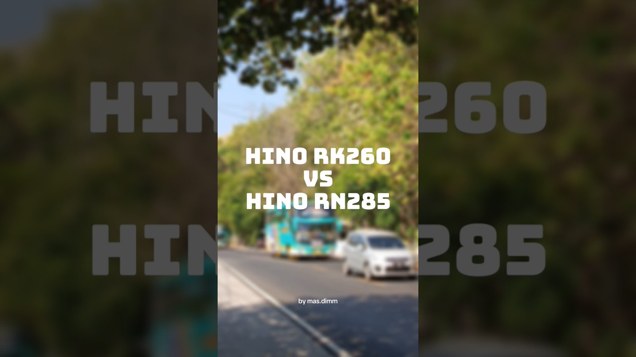 Hino RK8 R260 VS Hino RN285 Kira kira lebih relate yang mana? #shorts #bismania #hino