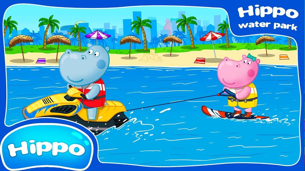 Hippo 🌼 Water Park 🌼 Fun Water Slides 🌼 New games 🌼 Teaser