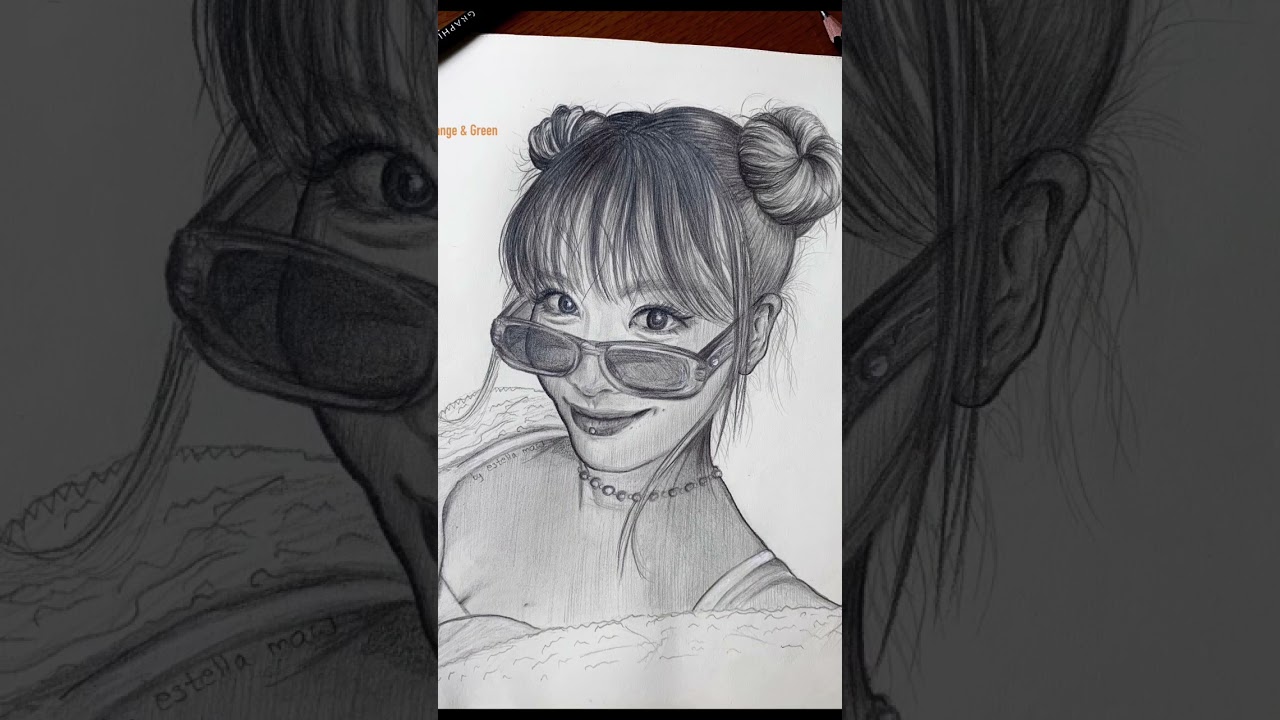 HIRAI MOMO #drawing #fanart #pencildrawing #momo #twice