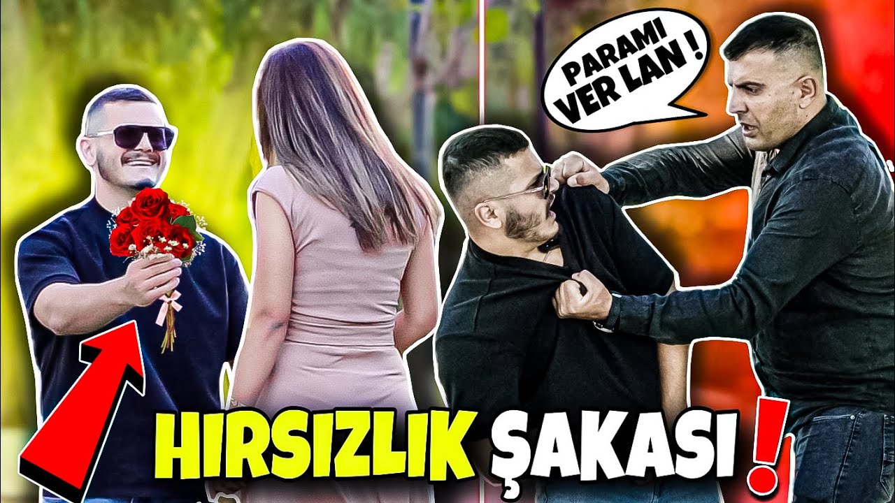 HIRSIZ GİBİ İNSANLARI TROLLEMEK 6 !!( KIZA JEST YAPTIM !!)- SOSYAL DENEY