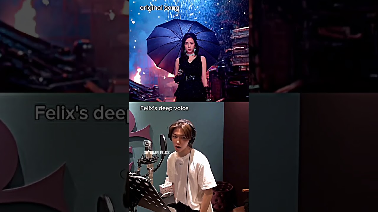 His deep voice is just on 🔥🔥🔥#felix #jisoo