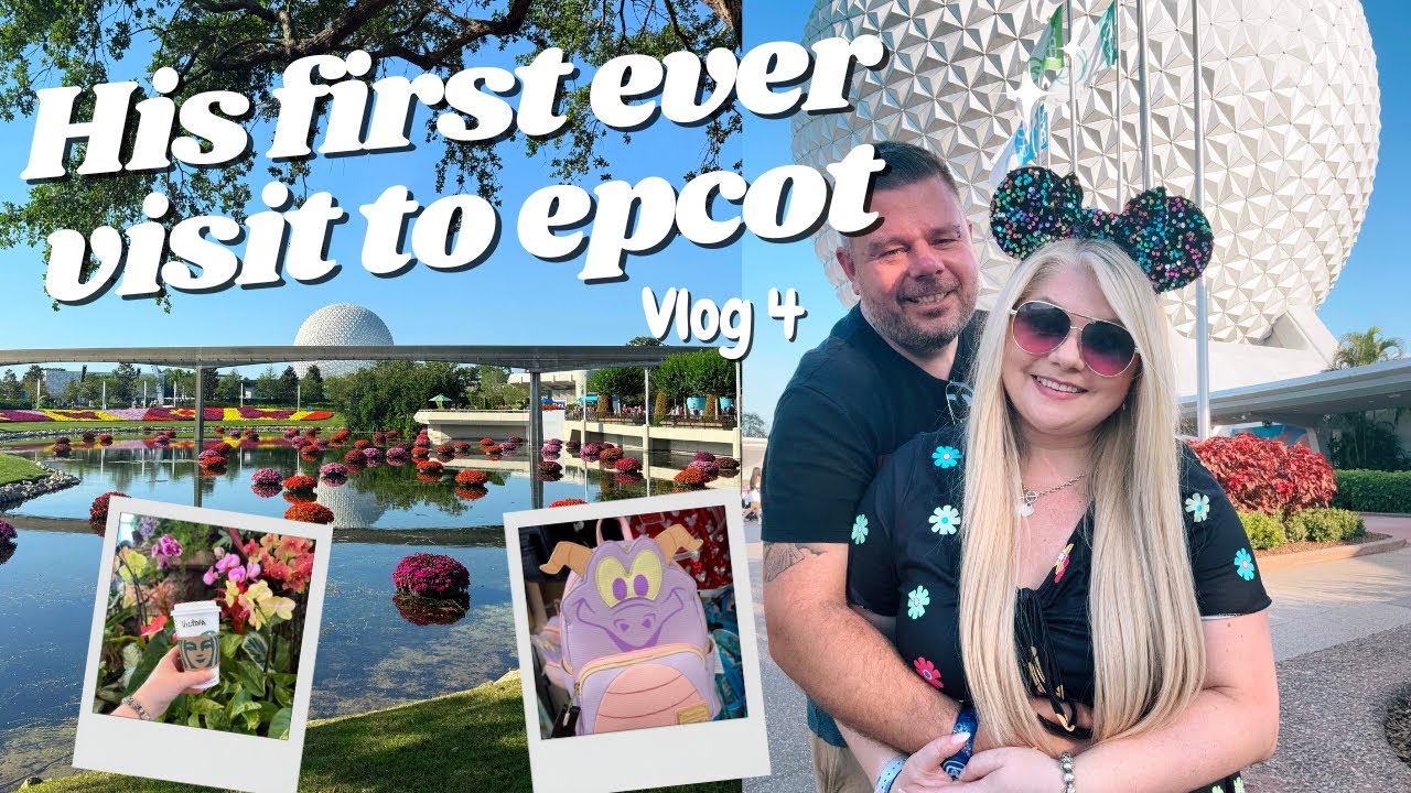 His first visit to Epcot, my favourite Disney park ✨