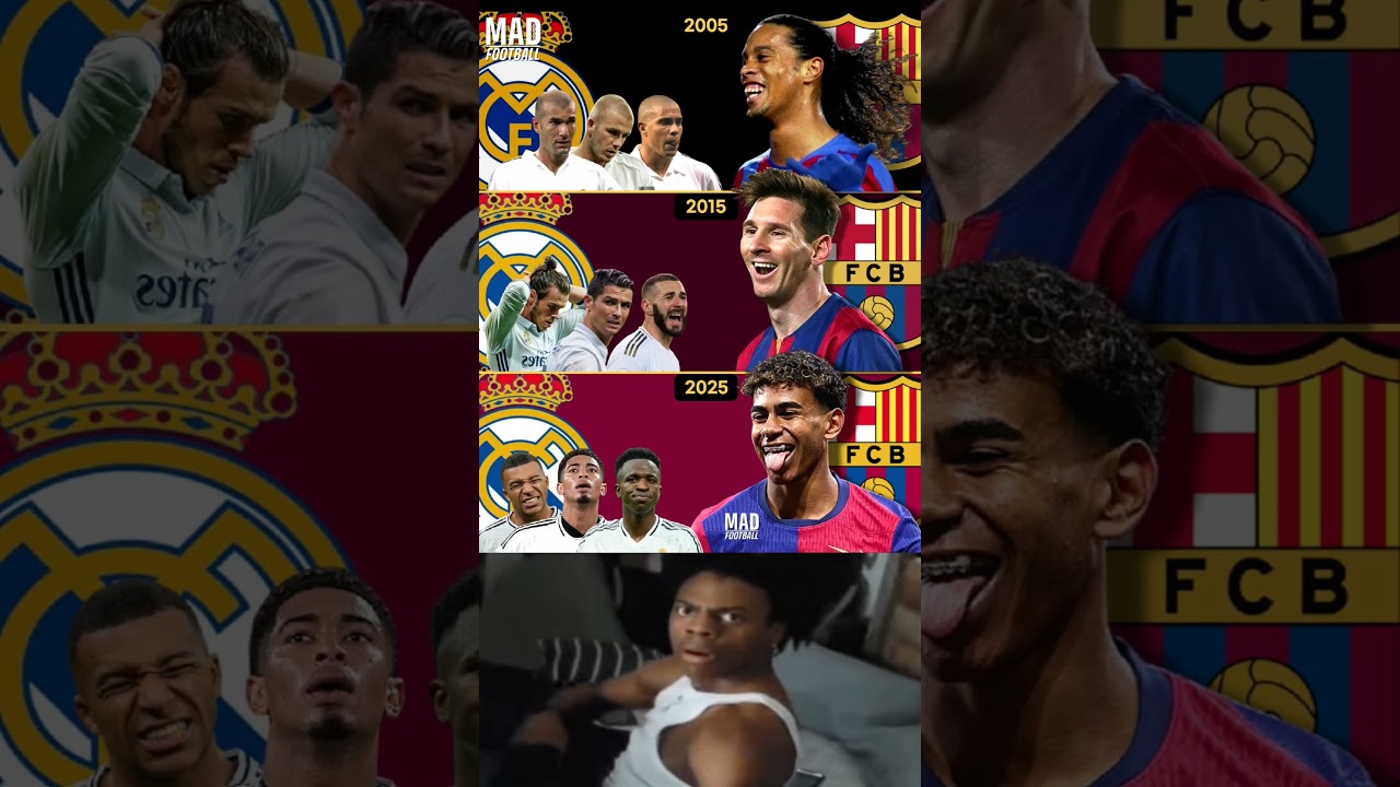 History repeats itself. barcelona and real madrid💫