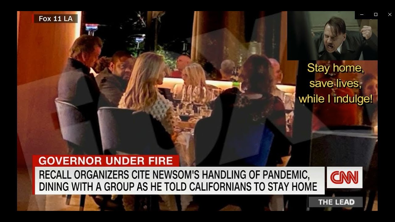 Hitler Reacts To Newsom's Anti Recall Campaign - Jake Tapper CNN