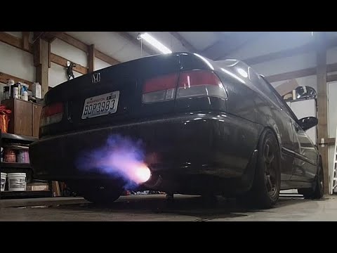 HKS Hi-Power exhaust d16y8