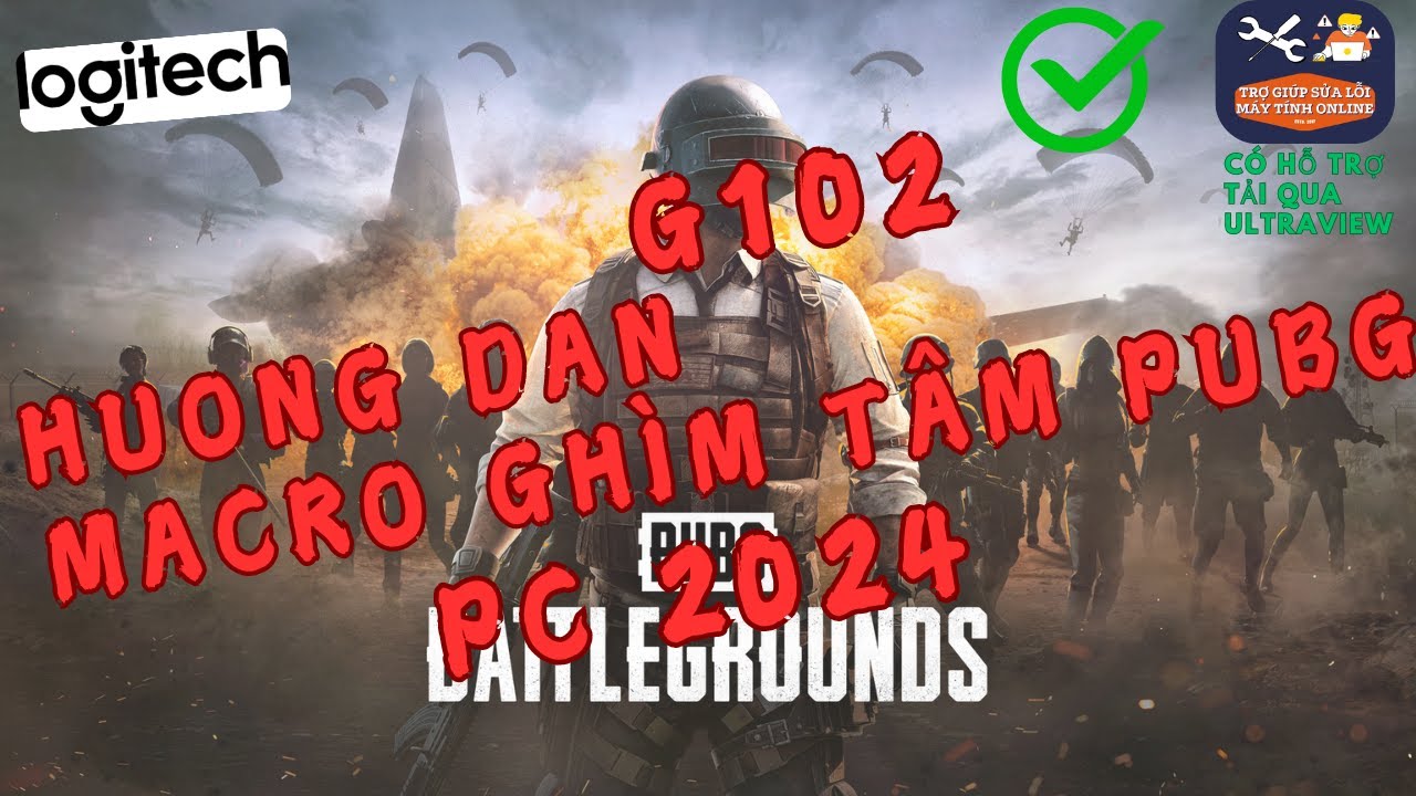 HƯỚNG DẪN M.A.C.R.O GHÌM TÂM P.U.B.G PC CHUỘT LOGITECH G102 2025